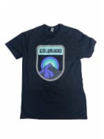 Colorado Limited Sunset Short Sleeve Tee Shirt - Black Perspective: Main