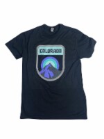 Colorado Limited Sunset Short Sleeve Tee Shirt - Black Perspective: Main