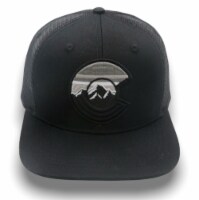 Colorado Mountain Summit Trucker Hat - Black