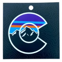 Colorado Mountain Purple Summit Sticker