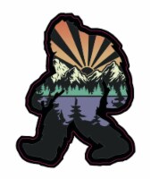Colorado Mountain Yeti Orange Range Sticker Perspective: Main