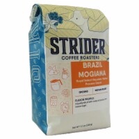 Brazil Mogiana Decaf, Medium Roast, Ground, Specialty Coffee, 12 ounce, Chemical Free Decaf