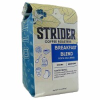 Breakfast Blend, Medium Roast, Ground Coffee, Costa Rica, Specialty Coffee, 12 oz
