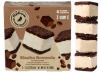 Nightingale Ice Cream Sandwiches® Mocha Brownie Chomp Size Ice Cream Sandwiches Perspective: Main