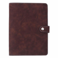 Vegan Leather Organizational Notebook - Dark Coffee