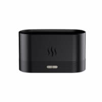Fireplace Flame-Effect Humidifier Lamp - Black