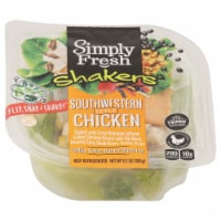 Simply Fresh Salad Bowl Kit - Southwestern Style Shaker with Chicken Perspective: Main