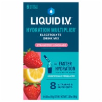 Liquid I.V.® Hydration Multiplier® Strawberry Lemonade Electrolyte Drink Mix Packets Perspective: Main