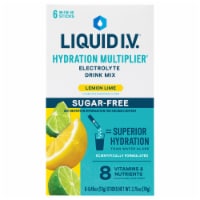 Liquid I.V.® Hydration Multiplier® Zero Sugar Lemon Lime Drink Mix Packets Perspective: Main