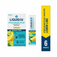 Liquid I.V.® Hydration Multiplier® Zero Sugar Lemon Lime Drink Mix Packets Perspective: Main
