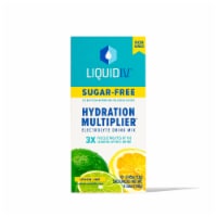 Liquid IV Sugar Free Lemon Lime Hydration Multiplier® Electrolyte Drink Mix Perspective: Main