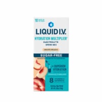Liquid IV® Sugar-Free White Peach Hydration Multiplier® Electrolyte Drink Mix Packets Perspective: Main
