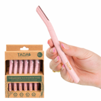 Tada Natural Beauty Biodegradable Eyebrow Razor (pink) 12pk
