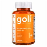 Goli Nutritional Supplement SuperFruits Beauty Gummy Vitamin Collagen-Promoting Ingredients