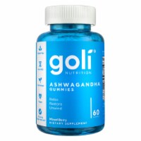 Goli Nutrition Ashwagandha Gummies, Mixed Berry, 60 Ct (5 pack)
