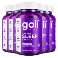 Goli Dreamy Sleep Gummy Melatonin - Vitamin D | Magnesium | Lemon Balm Extract