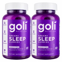 Goli Dreamy Sleep Gummy Melatonin - Vitamin D | Magnesium | Lemon Balm Extract