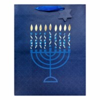 Hannukah Large Holiday Christmas Christmas Gift Bag Perspective: Main