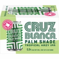 Cruz Blanca Tropical Hazy IPA Palm Shade Beer Perspective: Main