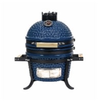 Vessils Kamado Charcoal Grill - Blue Perspective: Main