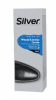 Silver Intensive Waxed Leather Cream - Black