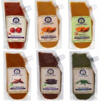O'Valley Farms Sauces - 6 Mixed Combo - Squeezable Pouches