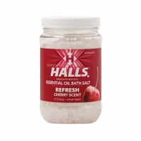 HALLS® CHERRY 1lb Bath Salt Jar
