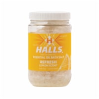 HALLS® LEMON 1lb Bath Salt Jar