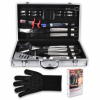 Commercial Chef 25 Piece BBQ Grill Accessories - Grill Tools - Grill Kit BBQ Set