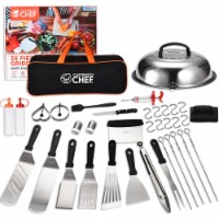 Commercial Chef 36 Piece Griddle Accessories Kit - Flat Top Grill Accessories