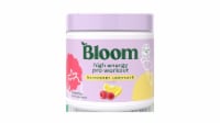 Bloom Raspberry Lemonade High Energy Pre-Workout Supplement Powder Perspective: Main
