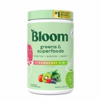 Bloom Greens & Superfoods Strawberry Kiwi Dietary Supplement Perspective: Main