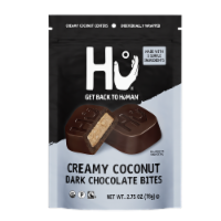 Hu® Creamy Coconut Dark Chocolate Bites Candy Bag Perspective: Main