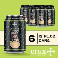 Crux Fermentation Project Half a Brain Hazy IPA Craft Beer Perspective: Main