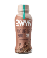 OWYN® Double Shot Vanilla Latte Non-Dairy Coffee Shake Perspective: Main