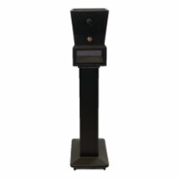 25 Inch Modern Indoor Black Speaker Stand for large & Small Speakers