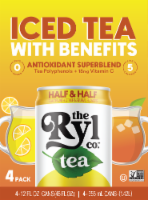 The Ryl Co.™ Zero Sugar Half & Half Iced Tea Energy Drink Multipack Cans Perspective: Main