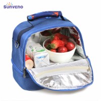 Insulated Lunch Box Double Deck Cooler Bag