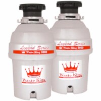 Waste King L-8000BUND 1 HP Garbage Disposal - Continuous-Feed - 2Pk.