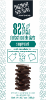Chocolate Provisions 82% Dark Chocolate Flats Perspective: Main