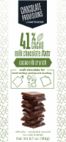 Schariffen Berger Chocolate Provisions 41% Milk Chocolate with Cicao Nibs Crunch Perspective: Main