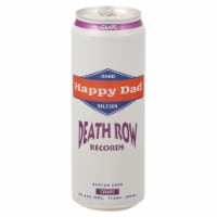 Happy Dad Death Row Records Grape Hard Seltzer Single Can