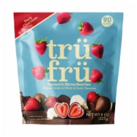 Tru Fru Strawberries Hyper-Chilled in White & Dark Chocolate Perspective: Main