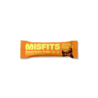 Misfits Peanut Butter Fudge Plant-Based Protein Bar Perspective: Main