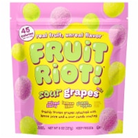 Fruit Riot® Sour Grapes Sour Candy Coated Mixed Grapes Perspective: Main
