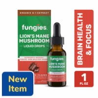 Fungies® Lion's Mane Mushroom Liquid Drops Chocolate Perspective: Main