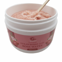 Eve's Essentials Natural Emulsified Strawberry and Rose Water Sugar Scrub