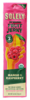 Solely® Organic Mango & Raspberry Fruit Jerky Perspective: Main