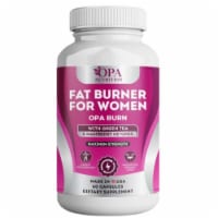 OPA NUTRITION Burn Weight Loss Pills for Women with Garcinia Cambogia & Green Tea - 60 Ct
