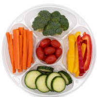 Small No Dip Vegetable Tray Perspective: Main